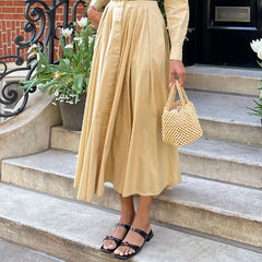 LAVERN SANDALS MIDNIGHT CRINKLE PATENT