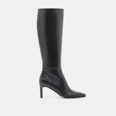 EMMI EXTRA WIDE CALF BOOTS BLACK LEATHER