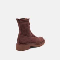 SHANTE BOOTS MAHOGANY STELLA SUEDE