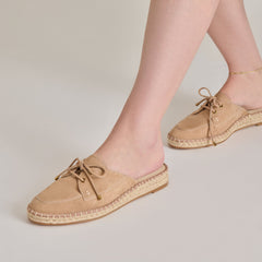 HATIE FLATS BAMBOO SUEDE