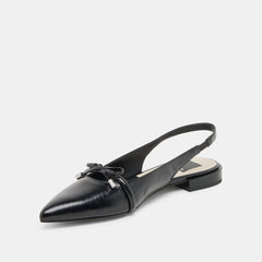PAYGE FLATS MIDNIGHT CRINKLE PATENT