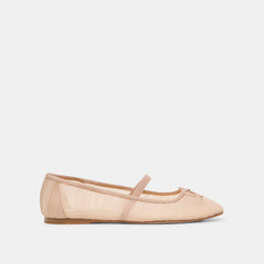RAEVEN BALLET FLATS PRALINE TULLE