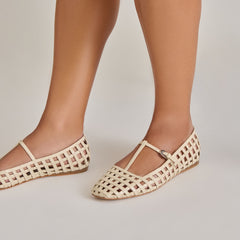 RAINS BALLET FLATS IVORY STELLA