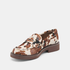 TIGGY LOAFERS COCOA TAURUS CALF HAIR