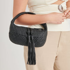 ZENIA HANDBAG BLACK LEATHER