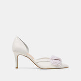 EVELIN HEELS WHITE MESH