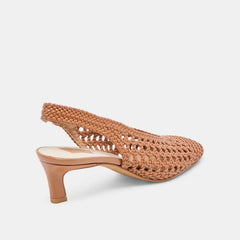 FAWNE HEELS SADDLE WOVEN STELLA