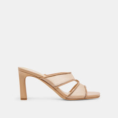 GITEL HEELS LIGHT TAN MESH