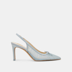 YELA HEELS LIGHT BLUE TULLE