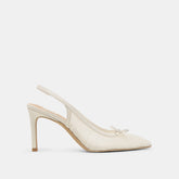 YELA HEELS WHITE TULLE