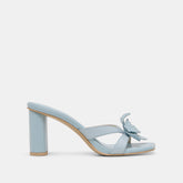 NIKIL HEELS LIGHT BLUE LEATHER