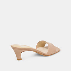 REXA HEELS LIGHT TAN LEATHER