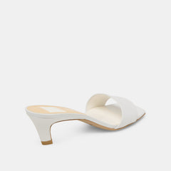 REXA HEELS TRUE WHITE LEATHER
