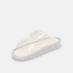 JULIO SANDALS CRYSTAL VINYL