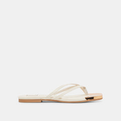 LAGUNA SANDALS OFF WHITE LEATHER
