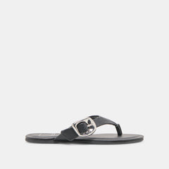 ROSSA SANDALS BLACK LEATHER