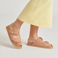 SHAUNY SANDALS TOFFEE SUEDE