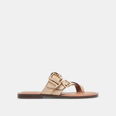 SHORE SANDALS IVORY LEATHER