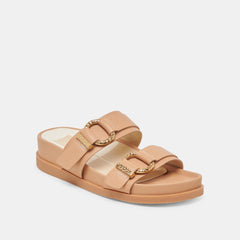 SOYA SANDALS LIGHT TAN LEATHER