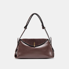 DEVYN SHOULDER BAG ESPRESSO LEATHER