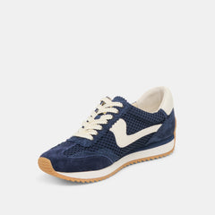 B.NTCD MESH SNEAKERS NAVY WOVEN MESH