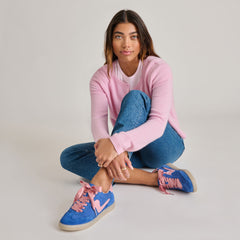 NOTICE MESH SNEAKERS ROYAL BLUE WOVEN MESH