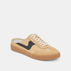 NOTICE SLIDE SNEAKERS TAN MULTI SUEDE