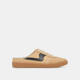 NOTICE SLIDE SNEAKERS TAN MULTI SUEDE