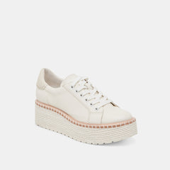 TWAIN SNEAKERS WHITE LEATHER
