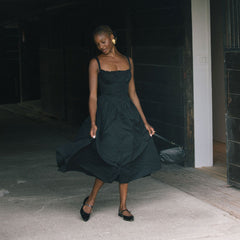 LARGO FLATS MIDNIGHT PATENT LEATHER