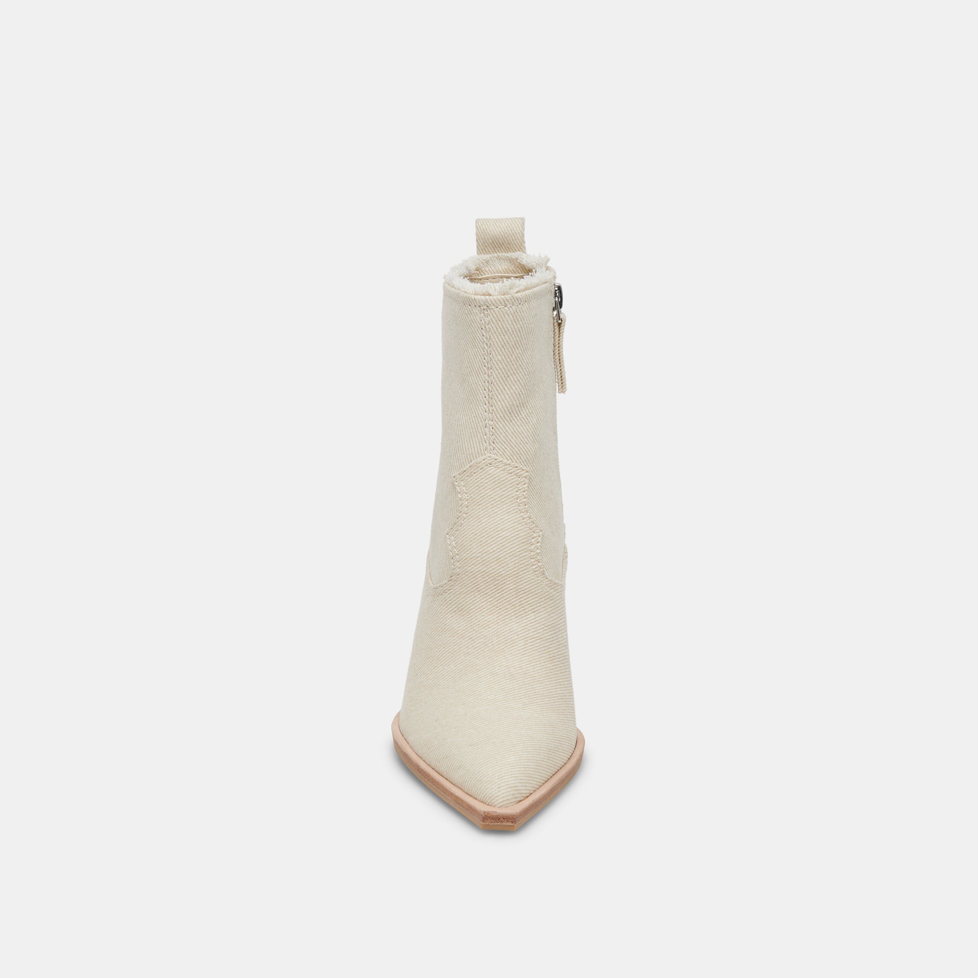 AUSTIN BOOTS IVORY DENIM