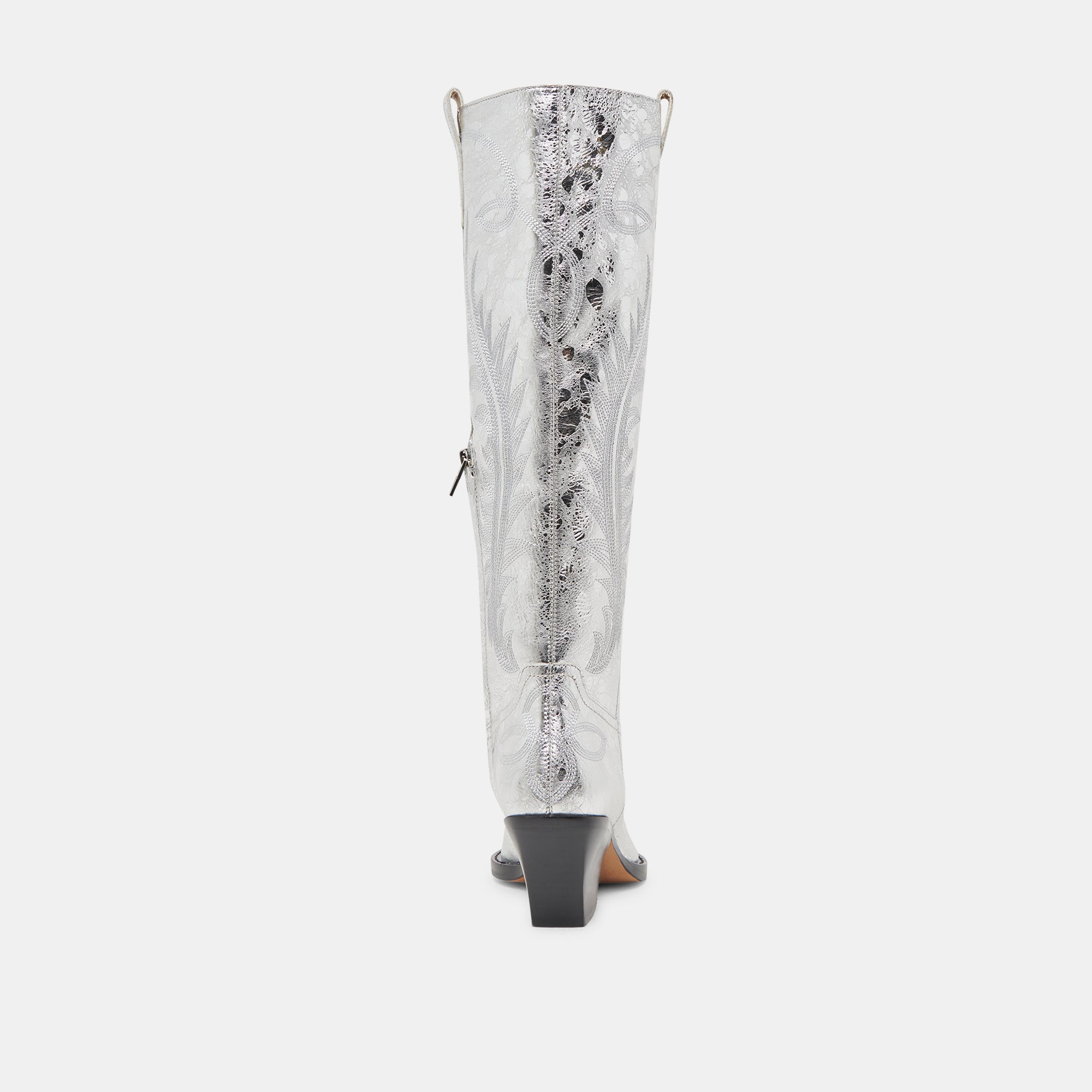 RYATT BOOTS SILVER DISTRESSED LEATHER