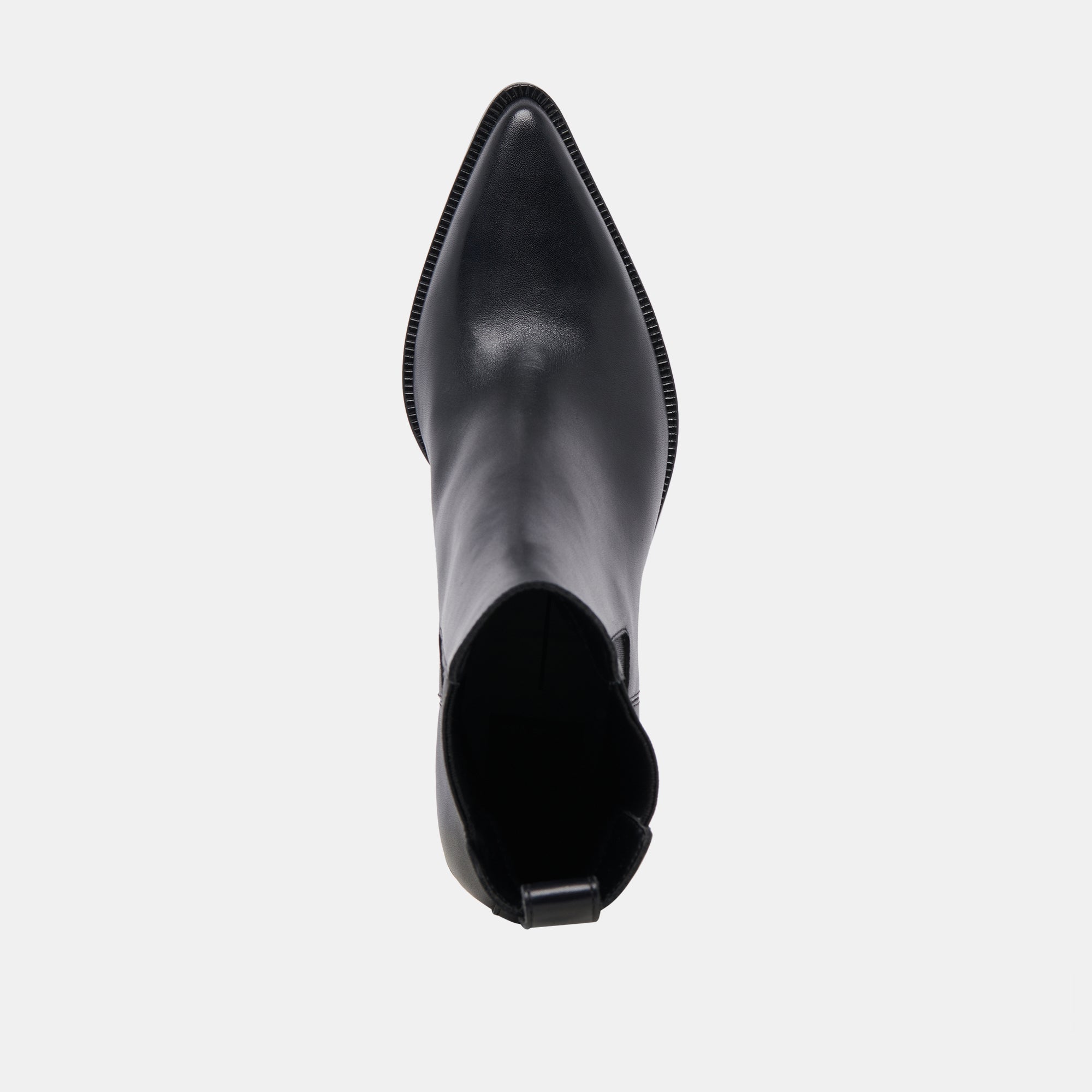 SHADIE H2O WIDE BOOTIES BLACK LEATHER