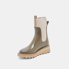 TROPIC H2O BOOTS DK MOSS PATENT STELLA