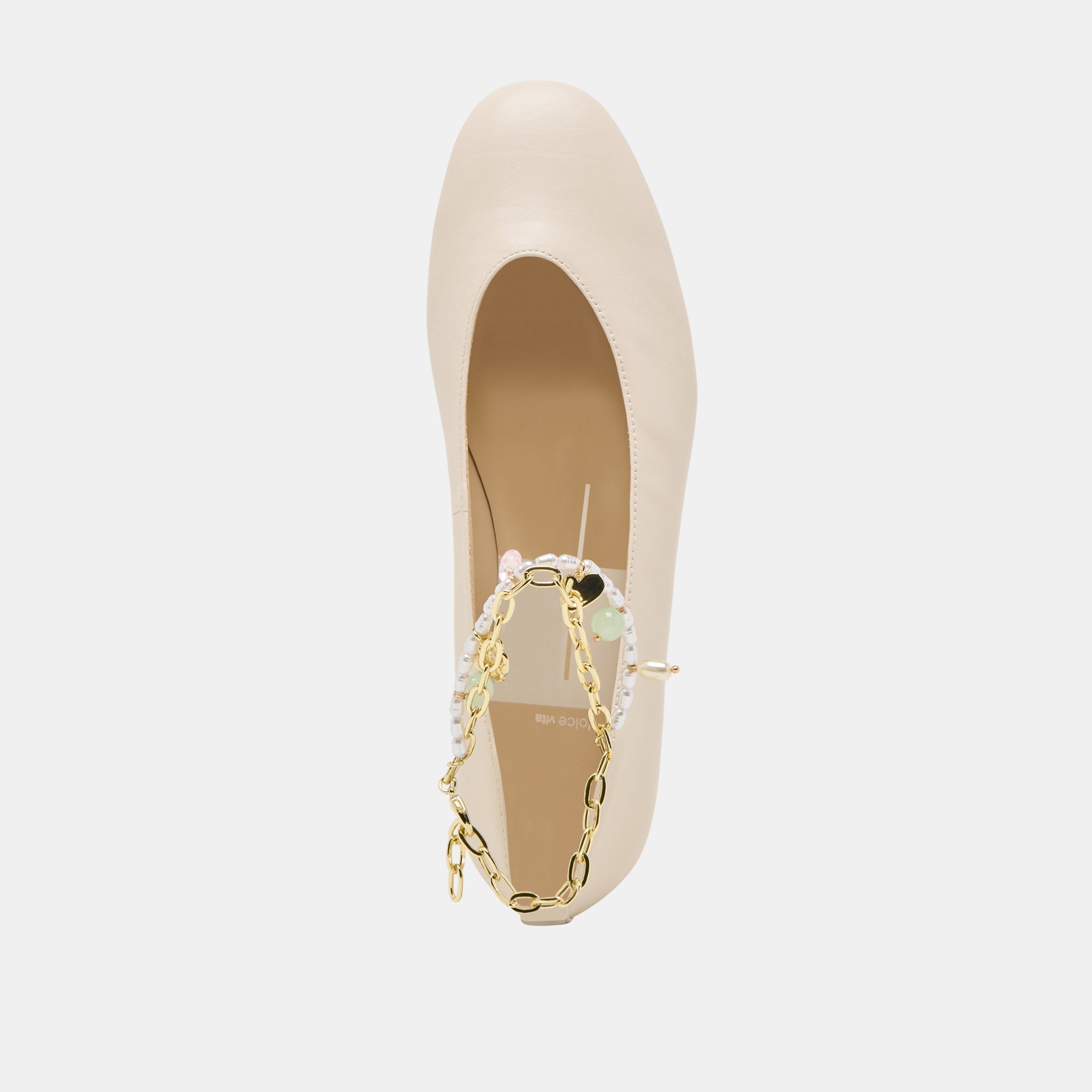 BAIDEN BALLET FLATS BONE LEATHER