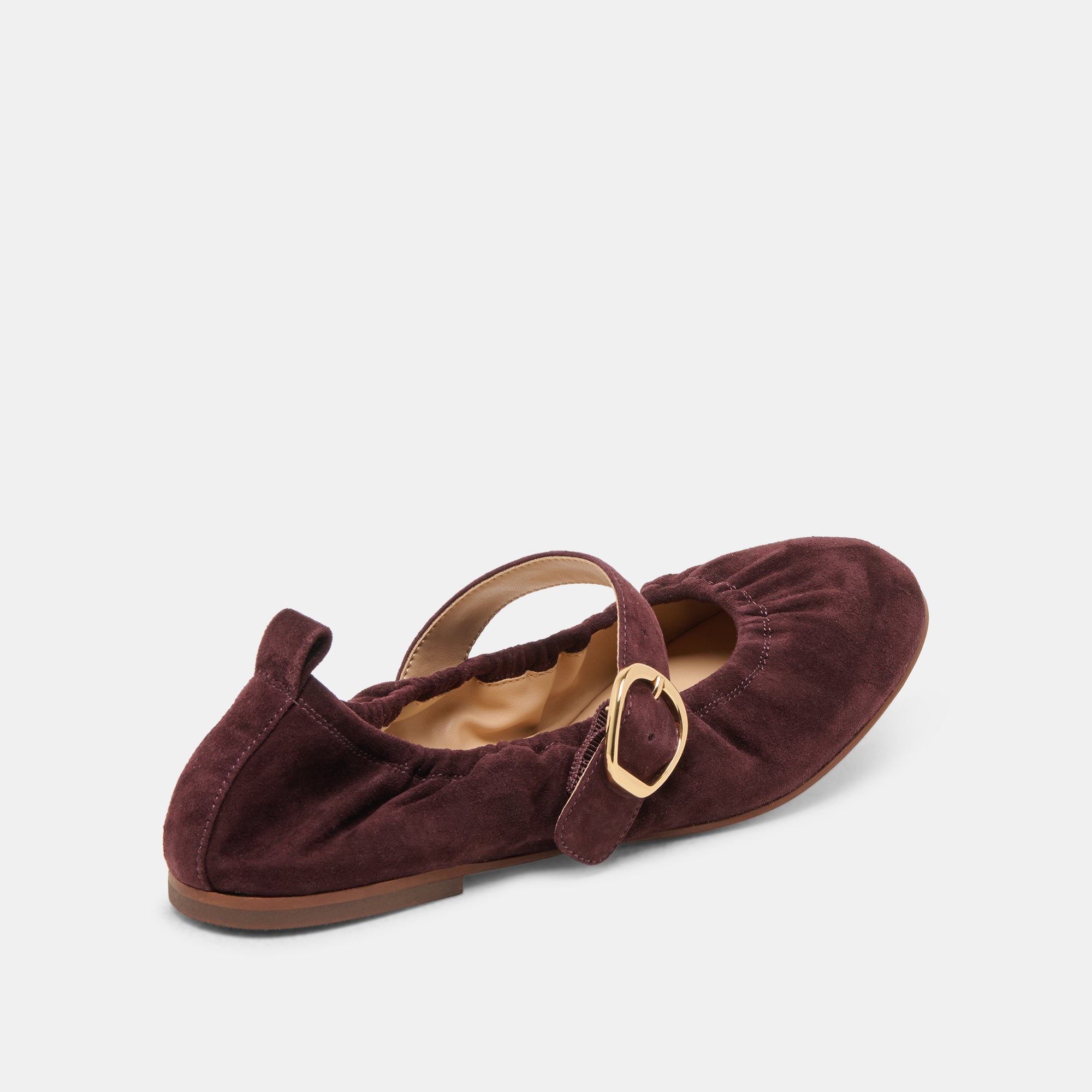 CAELY BALLET FLATS MULBERRY SUEDE