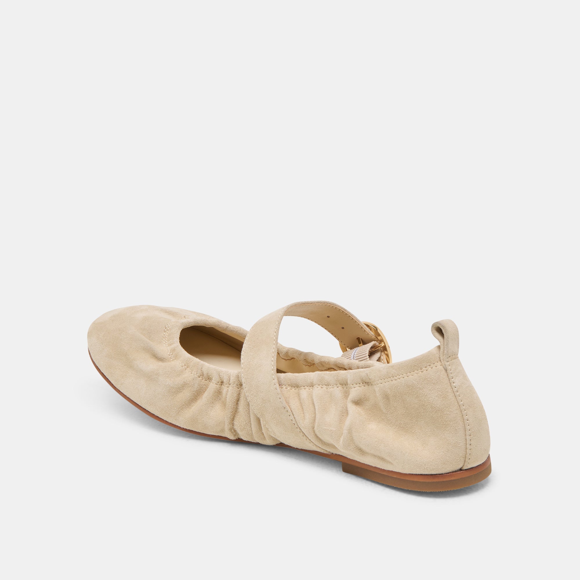CAELY BALLET FLATS SESAME SUEDE