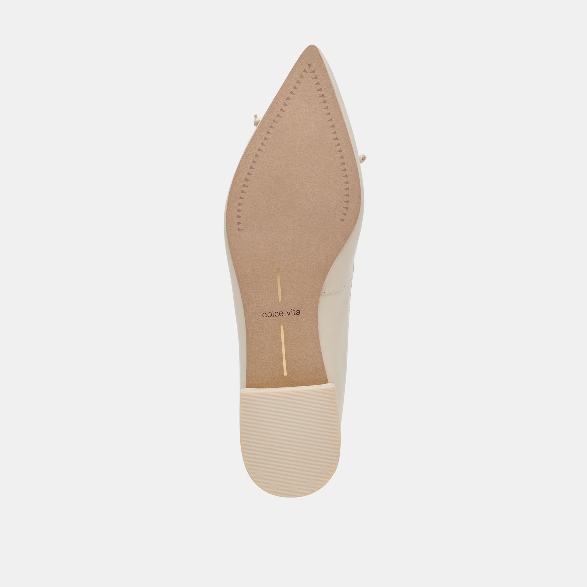 PALANI BALLET FLATS CREME CRINKLE PATENT