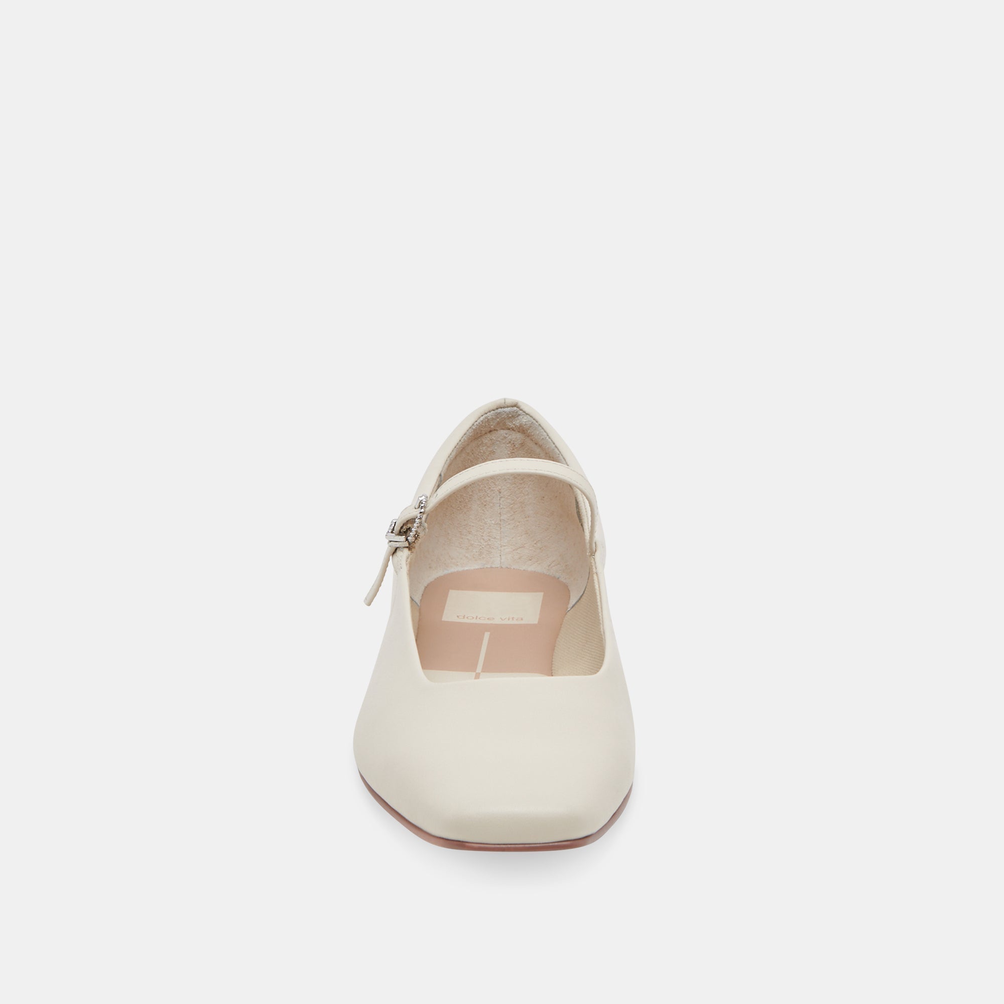 REYES BALLET FLATS IVORY LEATHER