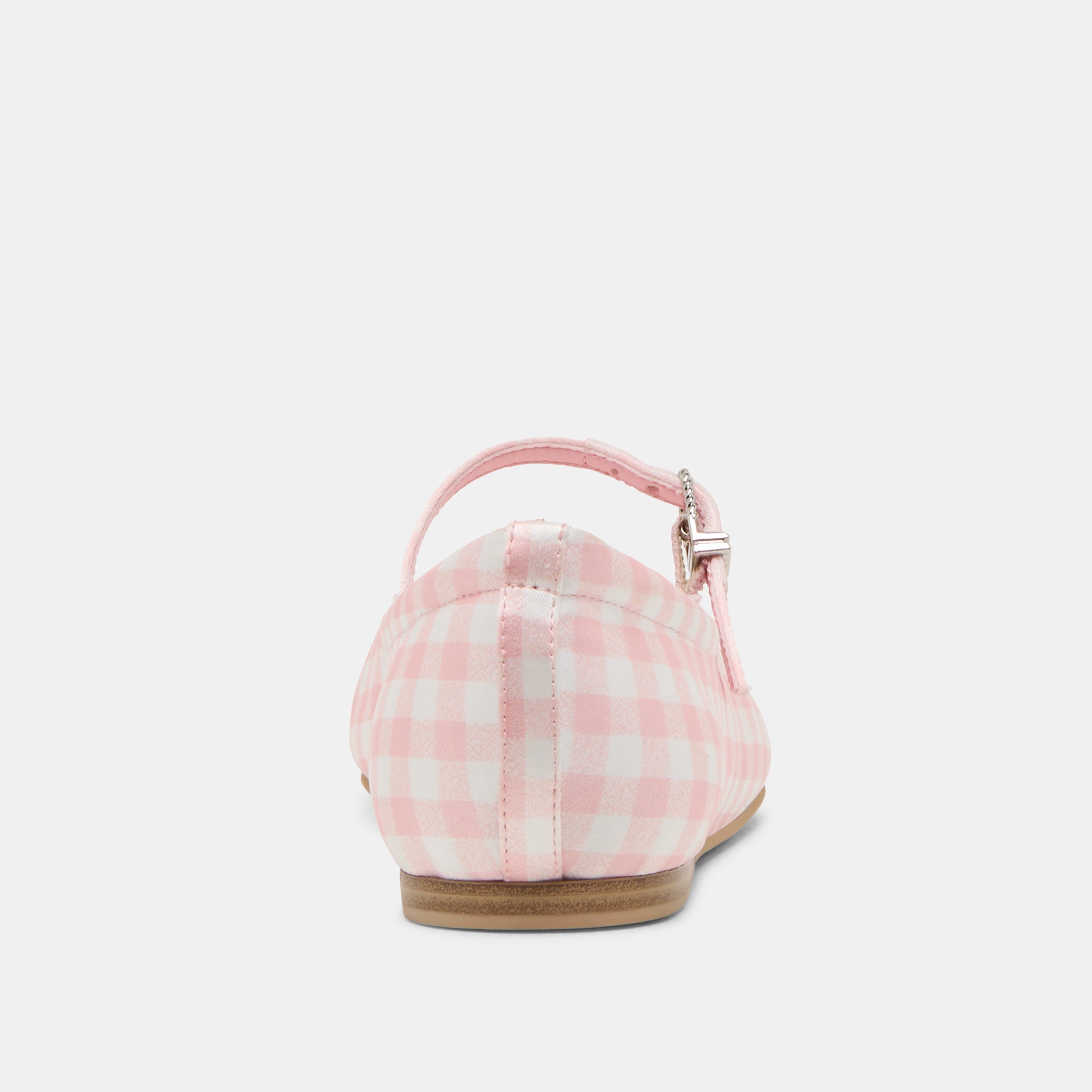 REYES X BYRDIE GOLF BALLET FLATS PINK PLAID GINGHAM