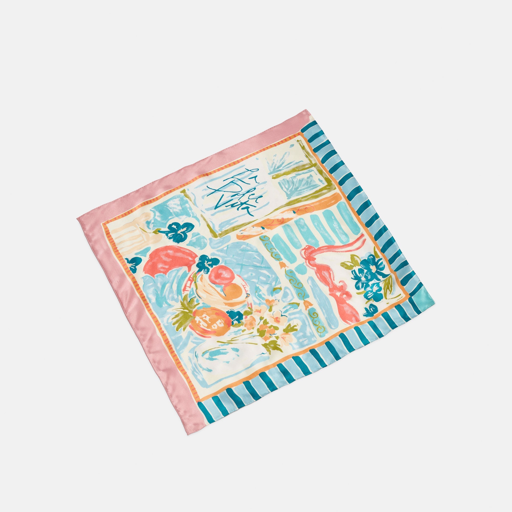 LA DOLCE VITA SCARF PASTEL MULTI