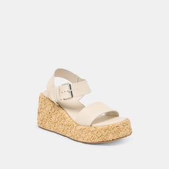 AURI WEDGES BONE LEATHER