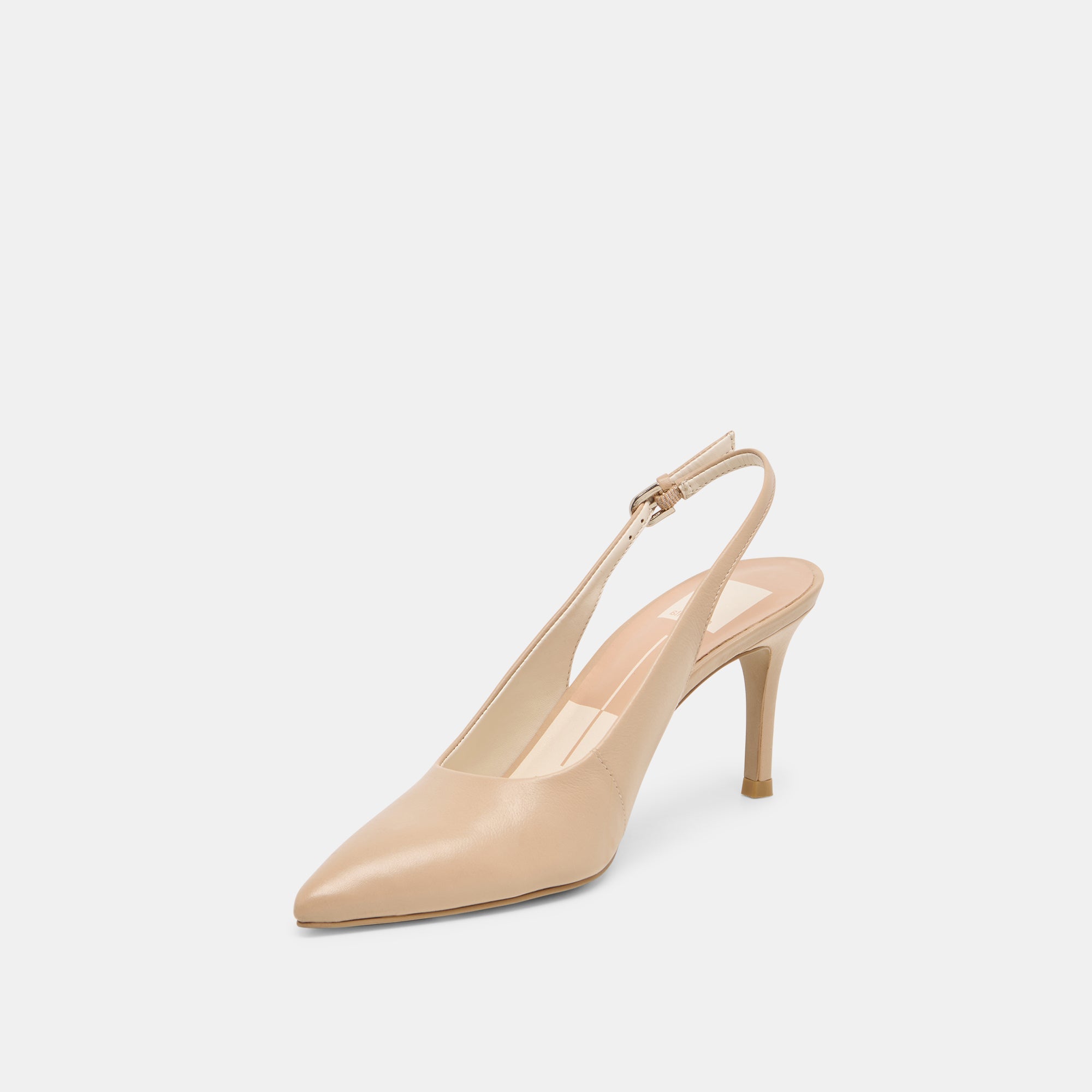 ELASI HEELS BEIGE CRINKLE PATENT
