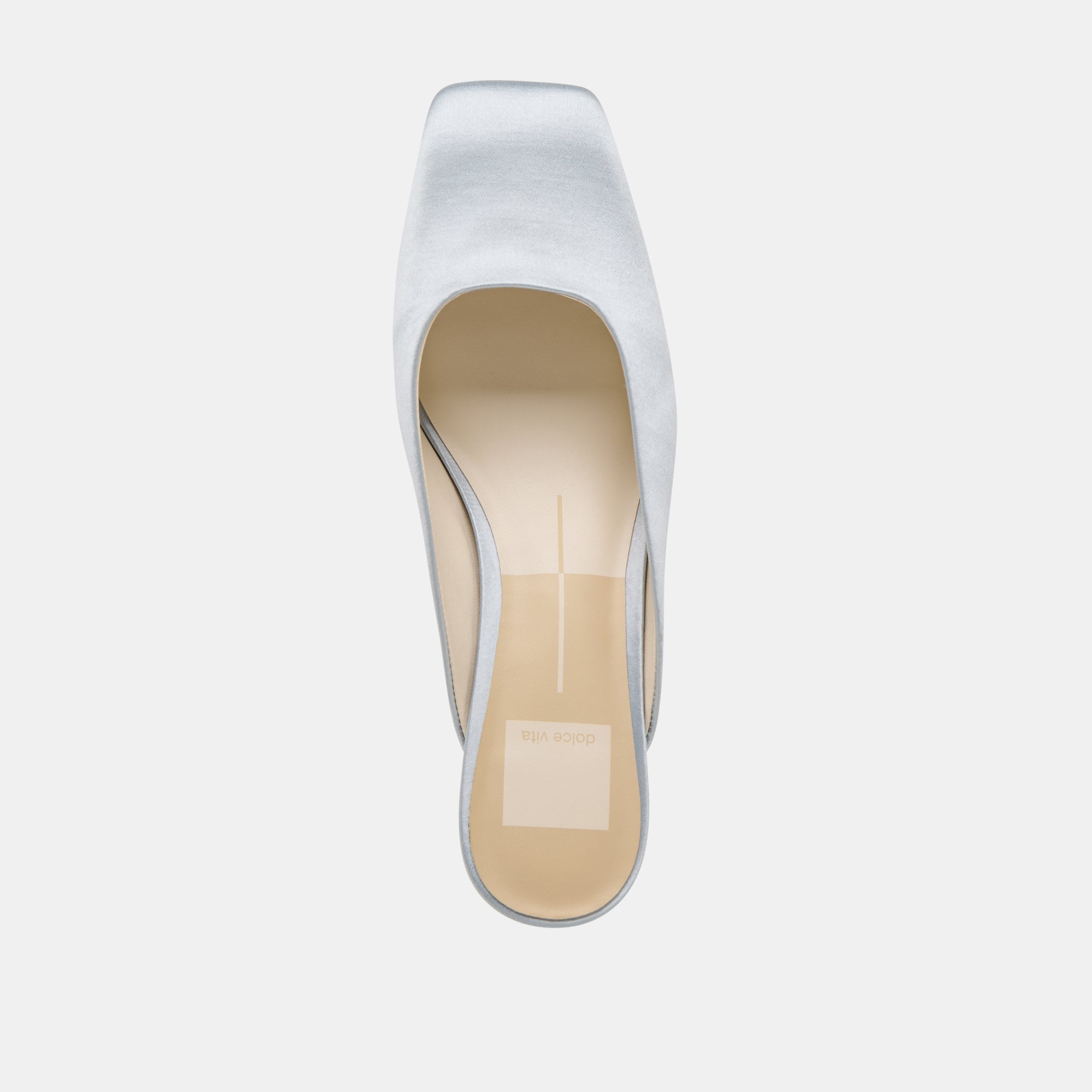 UMARA HEELS LIGHT BLUE SATIN