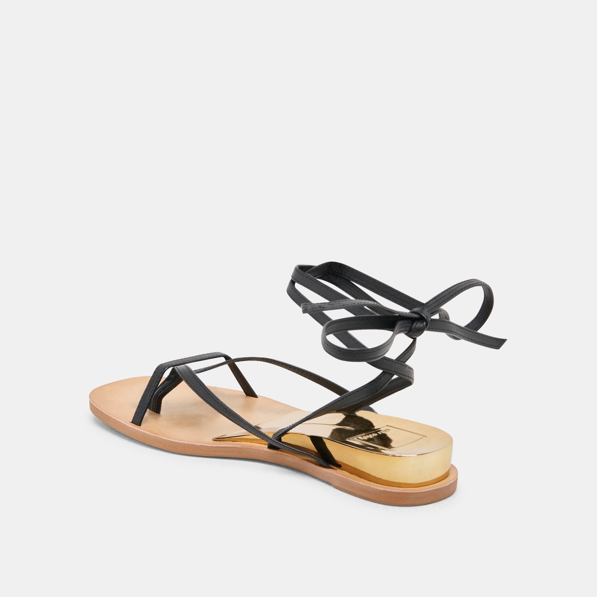 RUDIE SANDALS BLACK LEATHER