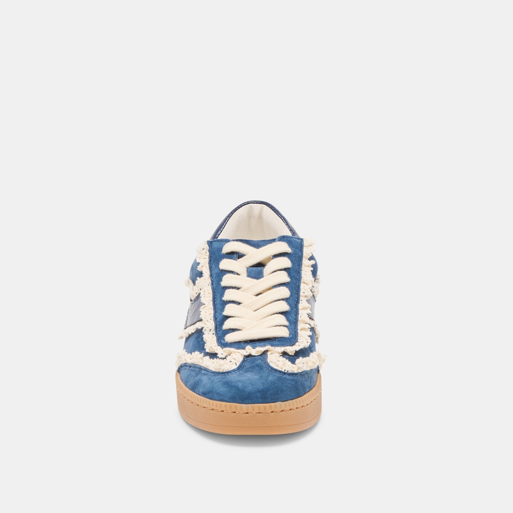 NOTICE LACE SNEAKERS NAVY SUEDE
