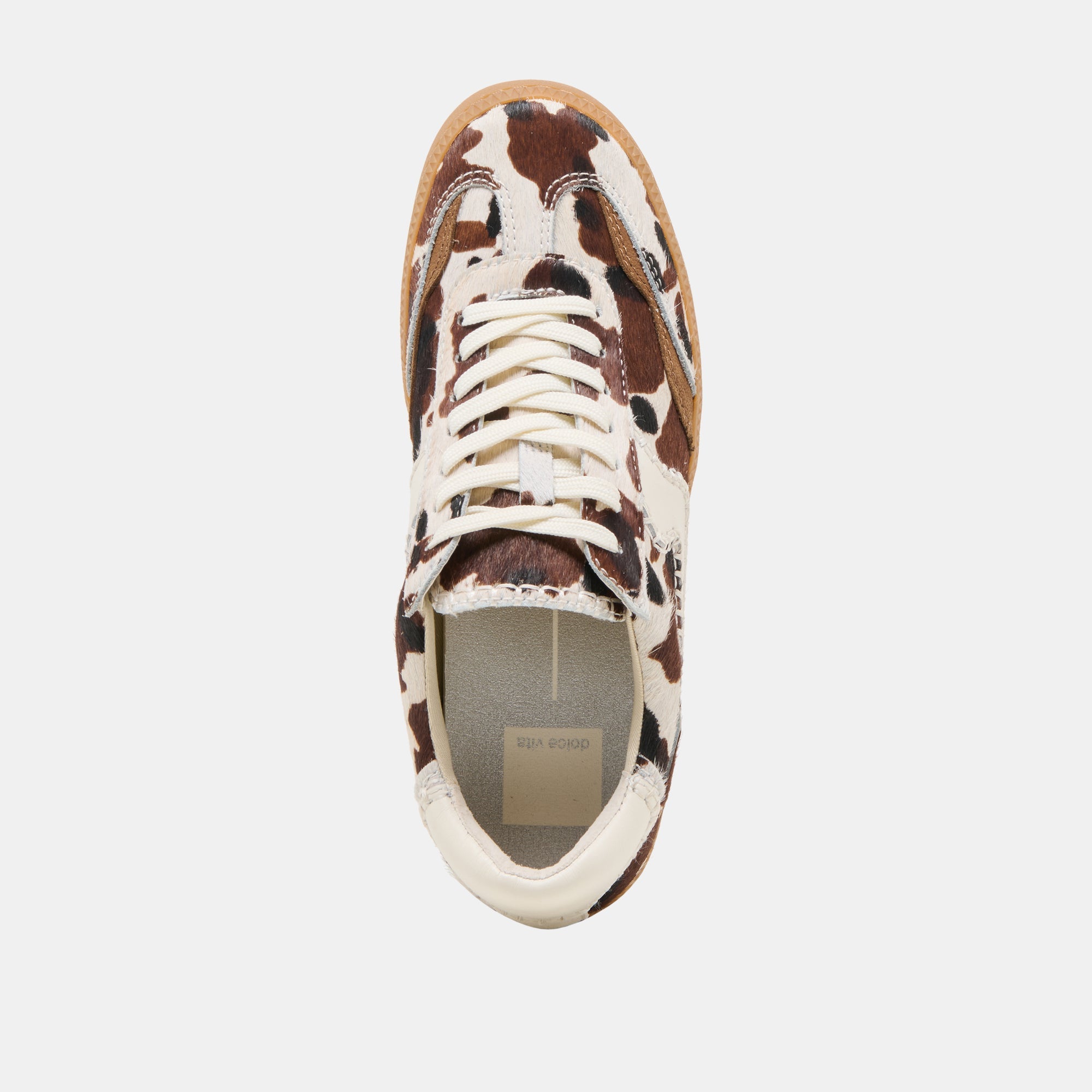 NOTICE STITCH SNEAKERS COCOA TAURUS CALF HAIR