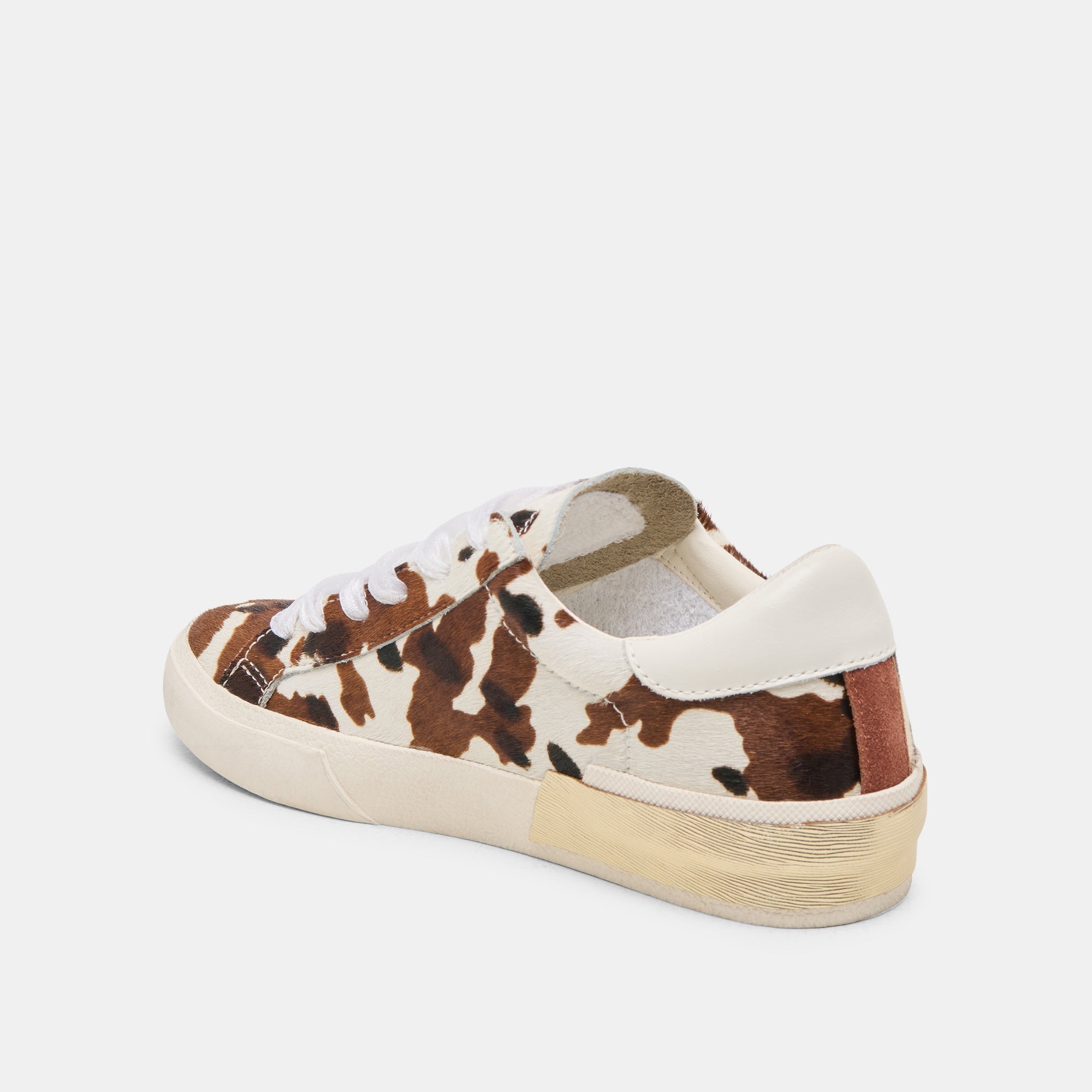 ZINA SNEAKERS COCOA TAURUS CALF HAIR