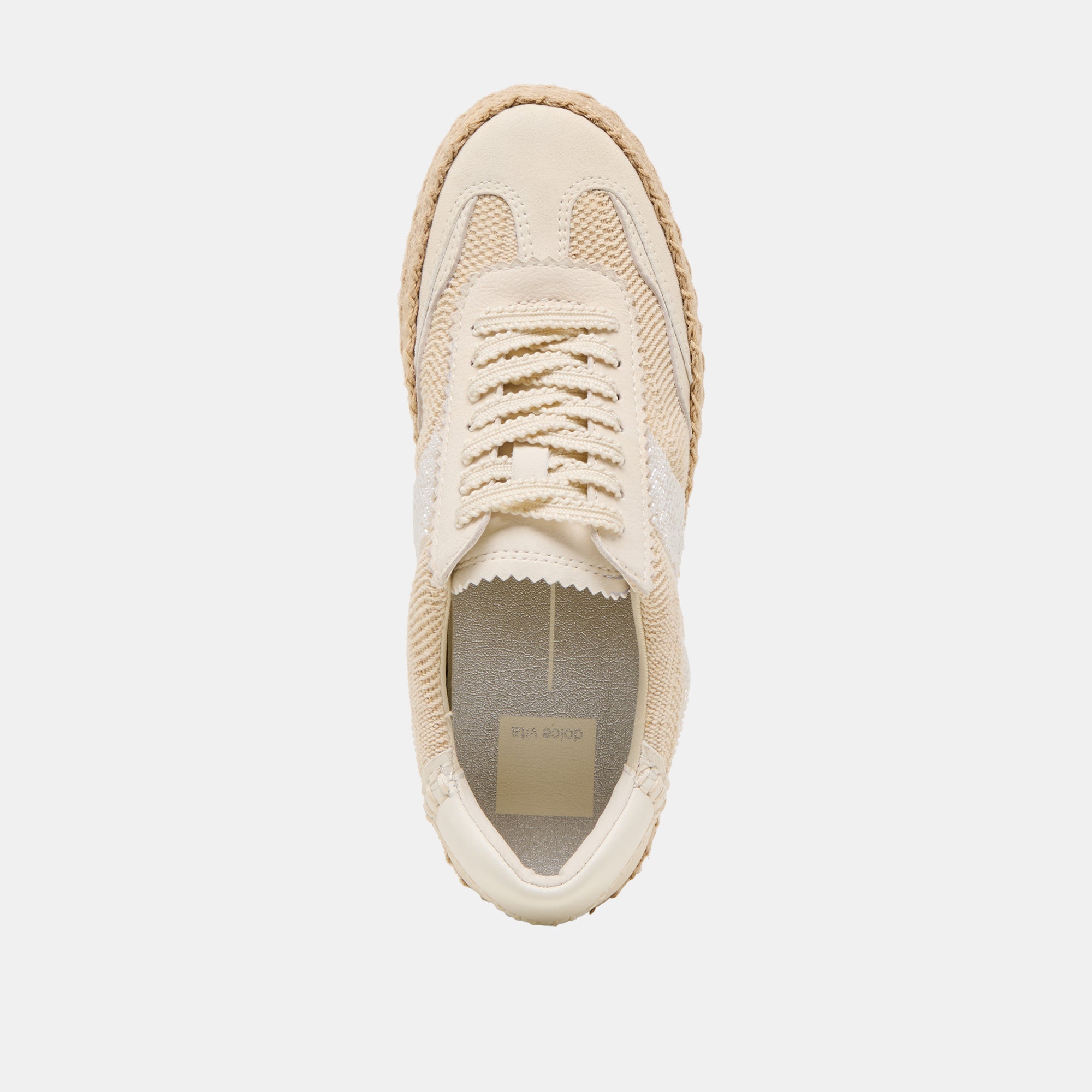 NOTICE ESPADRILLE BEAD SNEAKERS NATURAL MULTI BURLAP