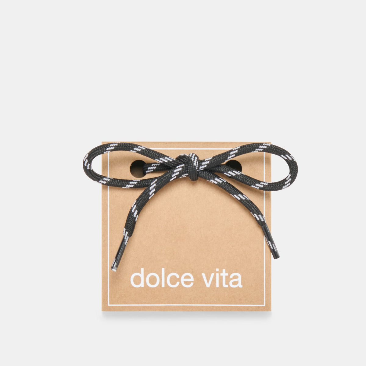 TICK MARK CORD LACE BLACK MULTI